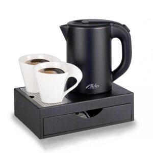 Електрическа кана, комплект - Drawer Mini - Черно, 0.8 л
